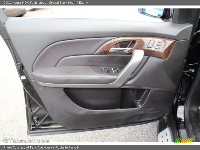 Crystal Black Pearl / Ebony 2011 Acura MDX Technology