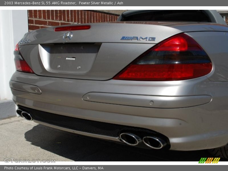 Pewter Silver Metallic / Ash 2003 Mercedes-Benz SL 55 AMG Roadster