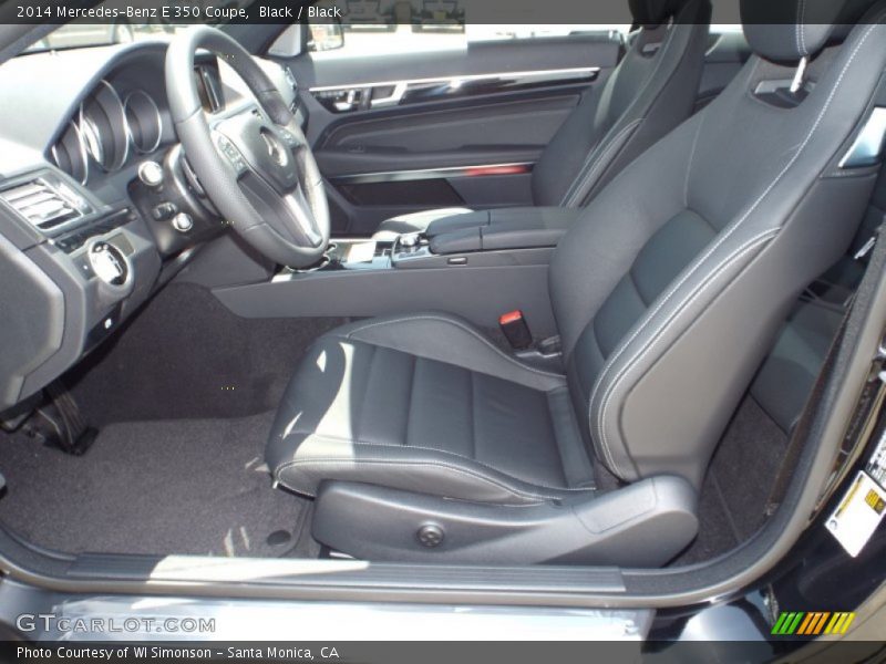Black / Black 2014 Mercedes-Benz E 350 Coupe