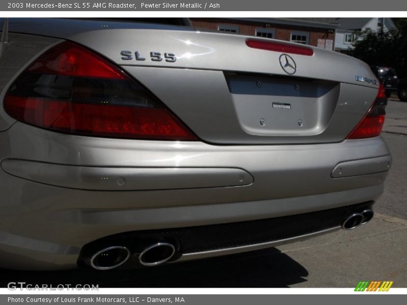 Pewter Silver Metallic / Ash 2003 Mercedes-Benz SL 55 AMG Roadster