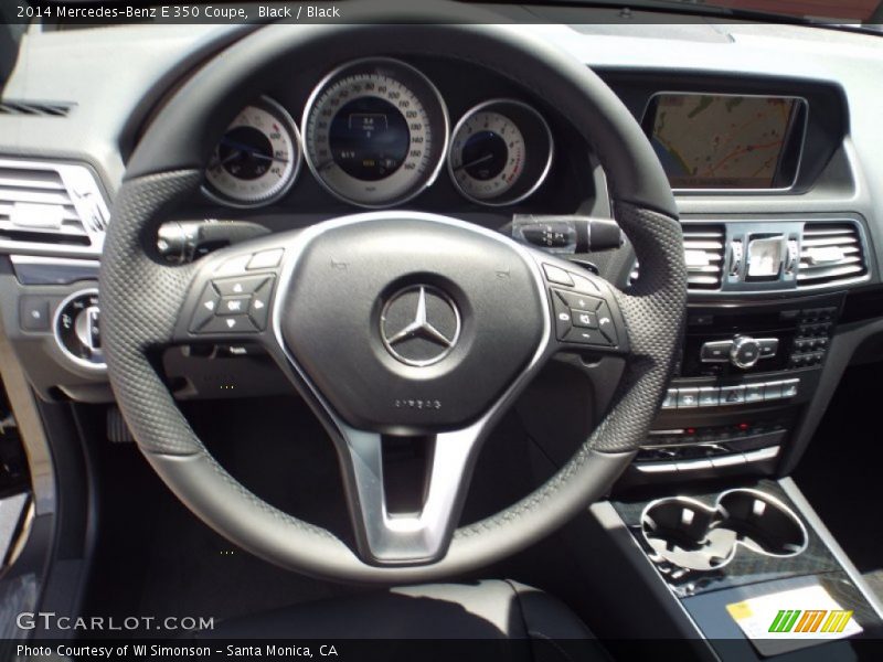 Black / Black 2014 Mercedes-Benz E 350 Coupe