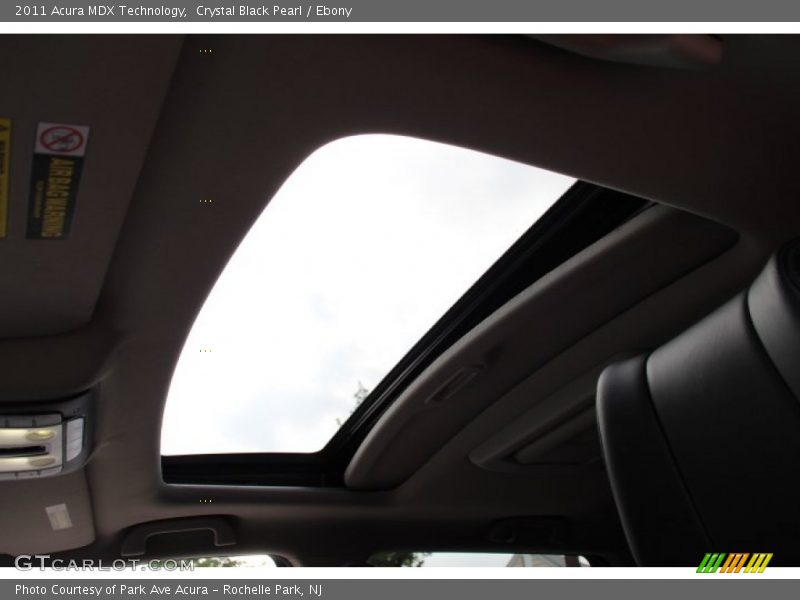Crystal Black Pearl / Ebony 2011 Acura MDX Technology