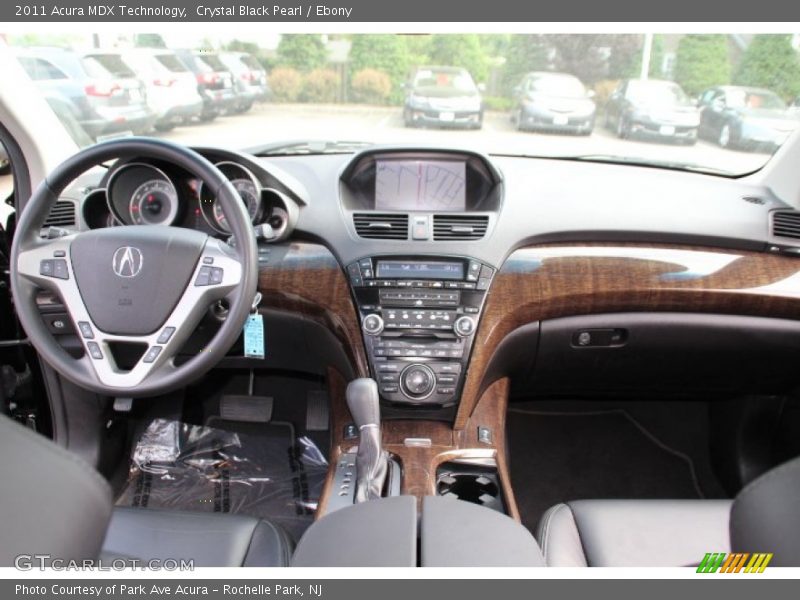 Crystal Black Pearl / Ebony 2011 Acura MDX Technology