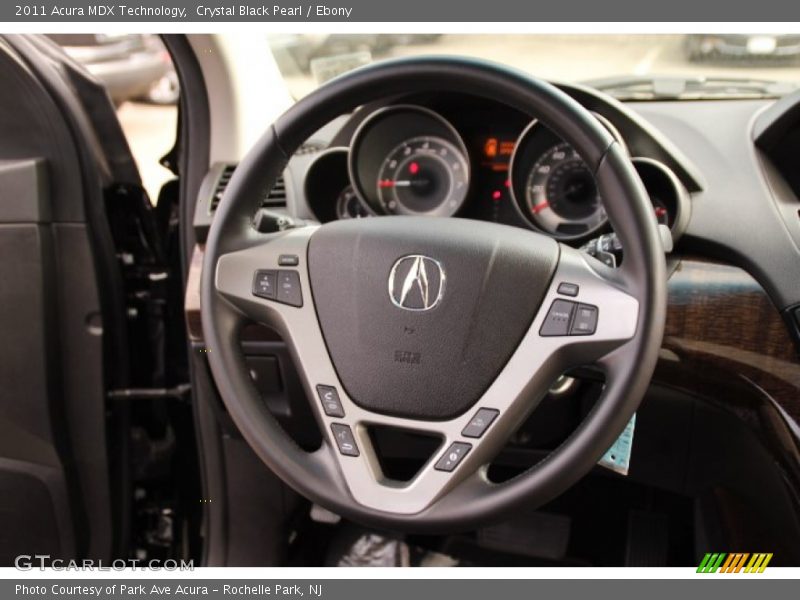 Crystal Black Pearl / Ebony 2011 Acura MDX Technology