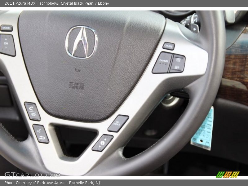 Crystal Black Pearl / Ebony 2011 Acura MDX Technology