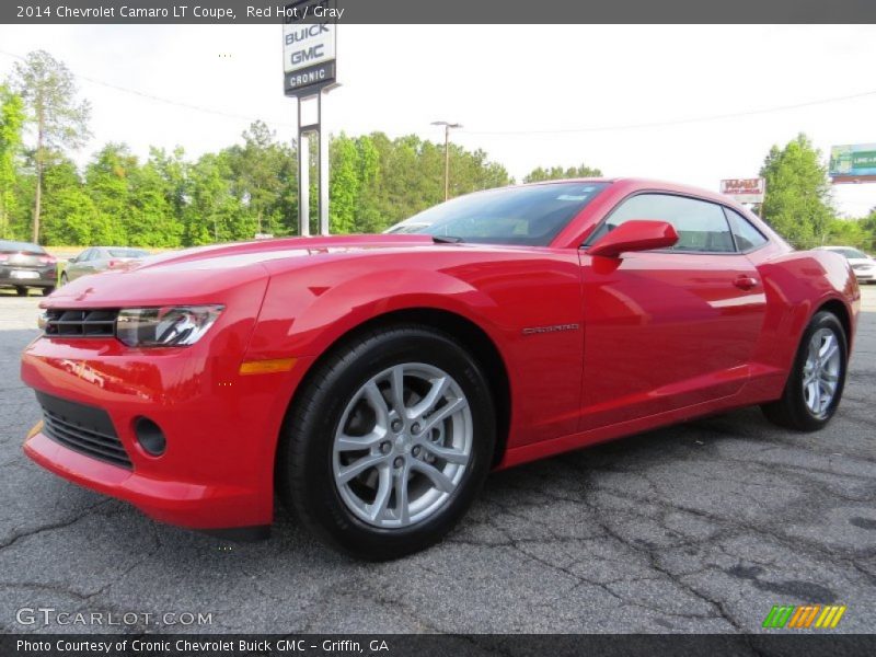 Red Hot / Gray 2014 Chevrolet Camaro LT Coupe