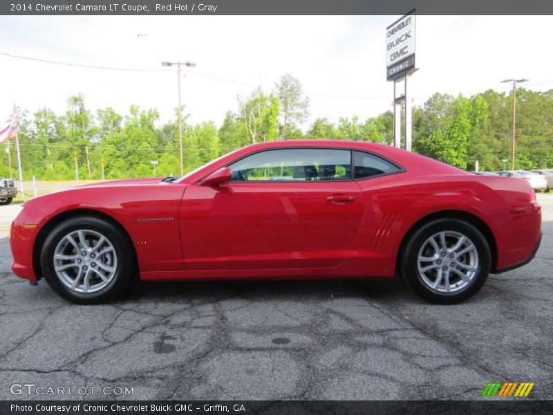 Red Hot / Gray 2014 Chevrolet Camaro LT Coupe
