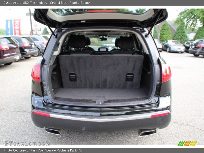 Crystal Black Pearl / Ebony 2011 Acura MDX Technology