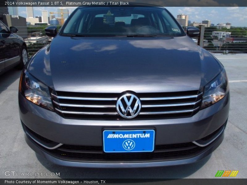 Platinum Gray Metallic / Titan Black 2014 Volkswagen Passat 1.8T S