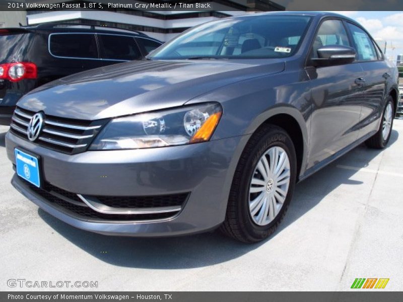 Platinum Gray Metallic / Titan Black 2014 Volkswagen Passat 1.8T S