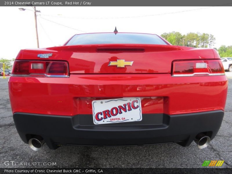 Red Hot / Gray 2014 Chevrolet Camaro LT Coupe