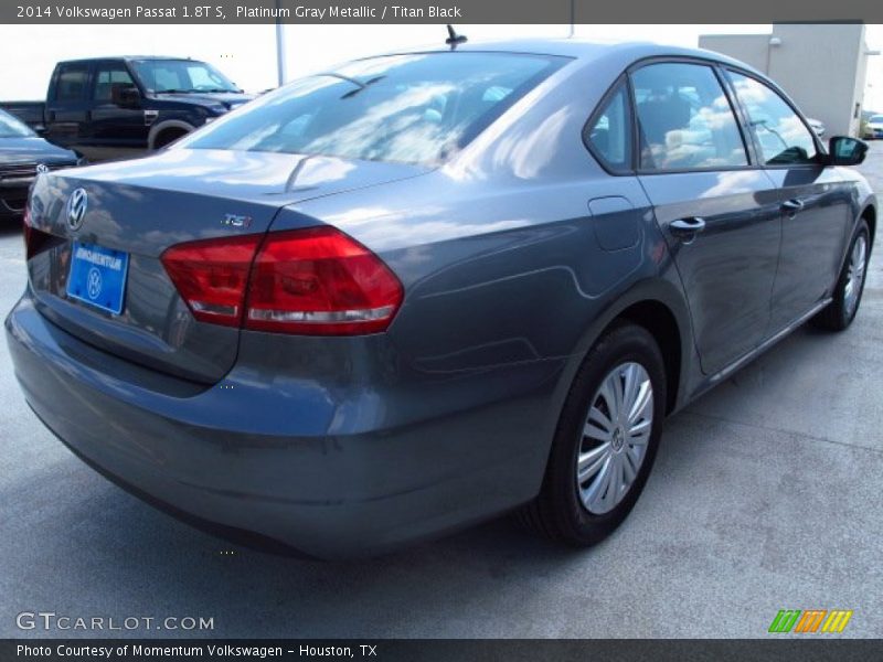 Platinum Gray Metallic / Titan Black 2014 Volkswagen Passat 1.8T S