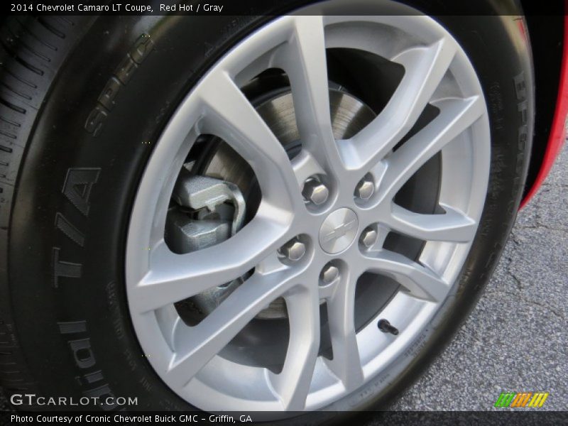 Red Hot / Gray 2014 Chevrolet Camaro LT Coupe