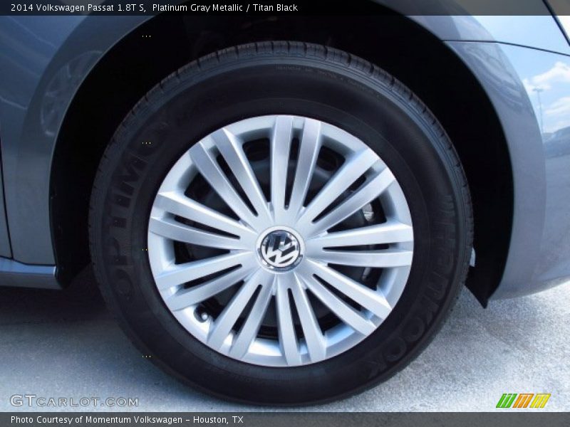 Platinum Gray Metallic / Titan Black 2014 Volkswagen Passat 1.8T S