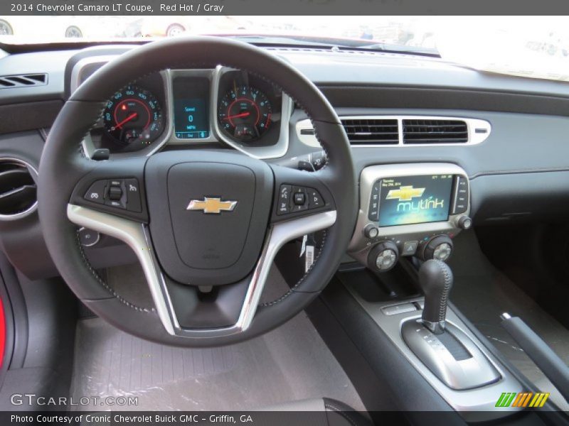 Red Hot / Gray 2014 Chevrolet Camaro LT Coupe