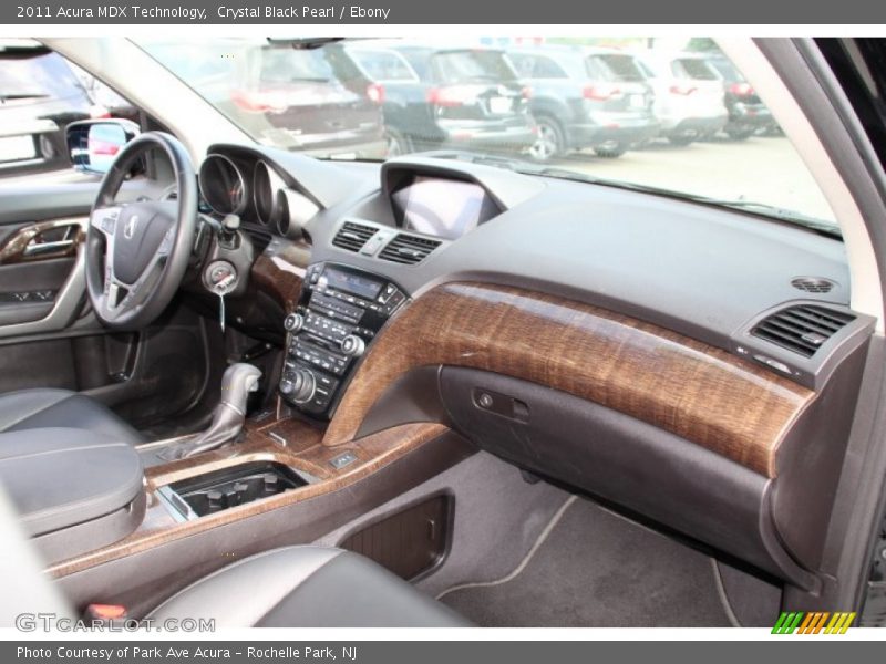 Crystal Black Pearl / Ebony 2011 Acura MDX Technology