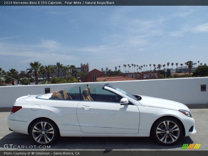 Polar White / Natural Beige/Black 2014 Mercedes-Benz E 350 Cabriolet