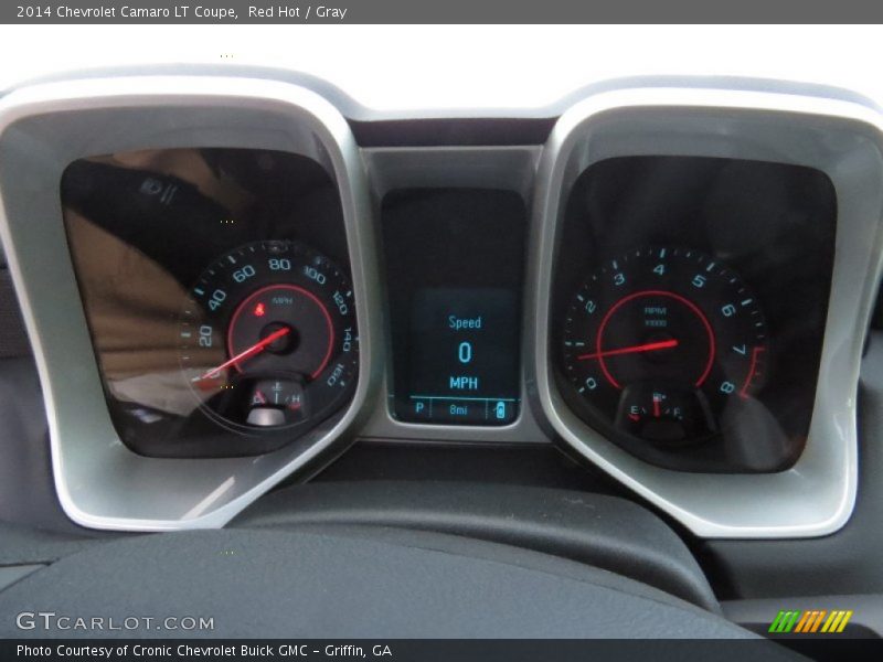 Red Hot / Gray 2014 Chevrolet Camaro LT Coupe
