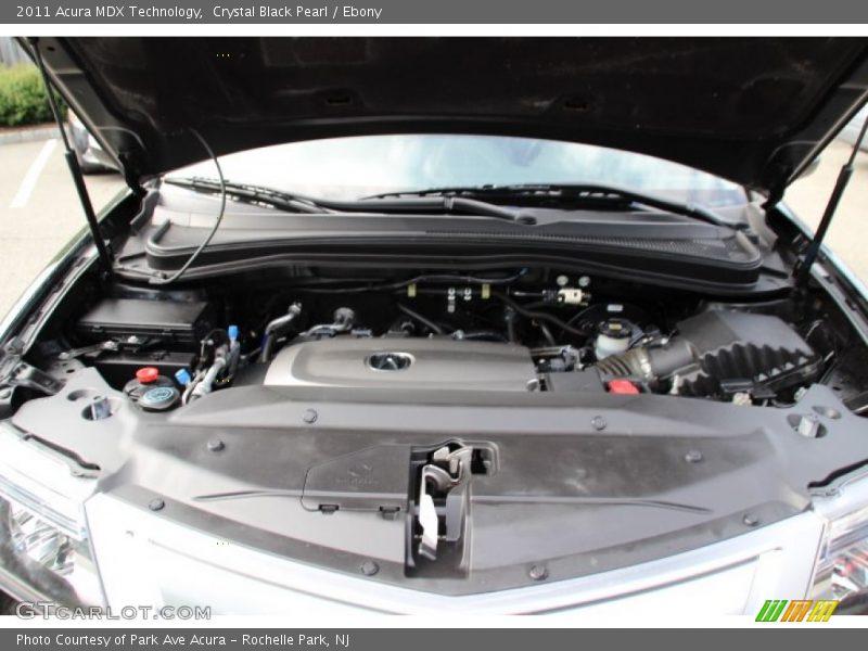 Crystal Black Pearl / Ebony 2011 Acura MDX Technology