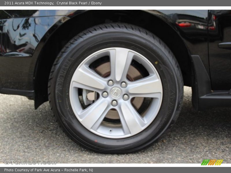 Crystal Black Pearl / Ebony 2011 Acura MDX Technology