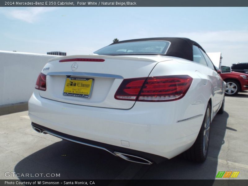 Polar White / Natural Beige/Black 2014 Mercedes-Benz E 350 Cabriolet
