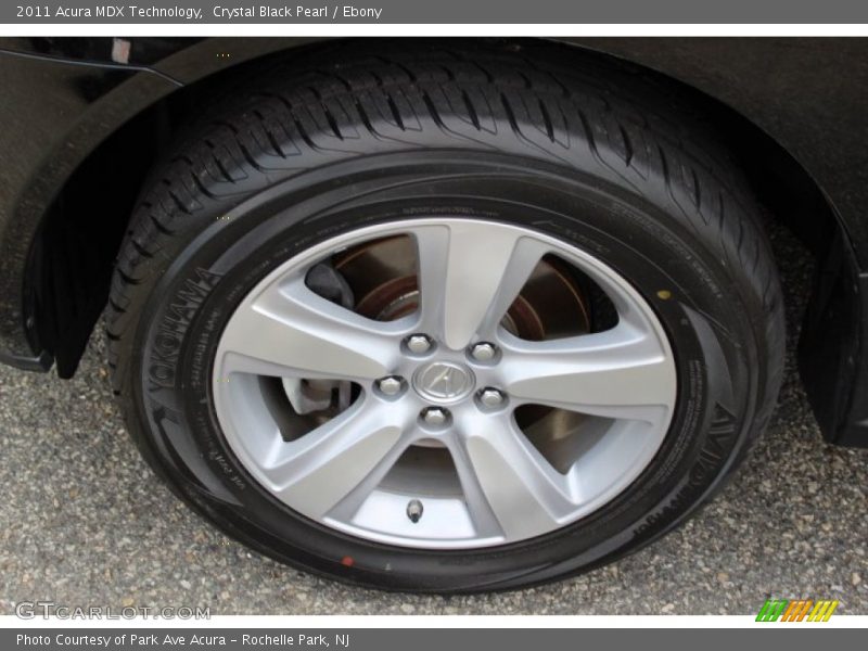 Crystal Black Pearl / Ebony 2011 Acura MDX Technology