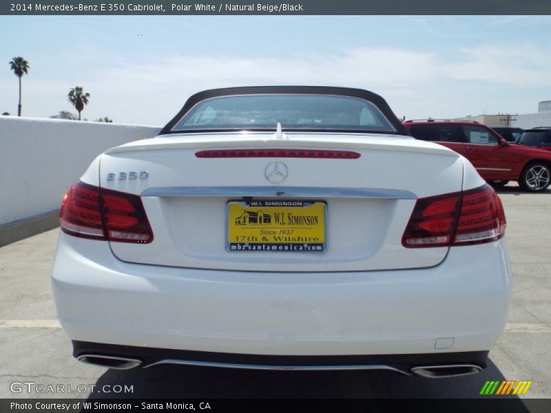 Polar White / Natural Beige/Black 2014 Mercedes-Benz E 350 Cabriolet