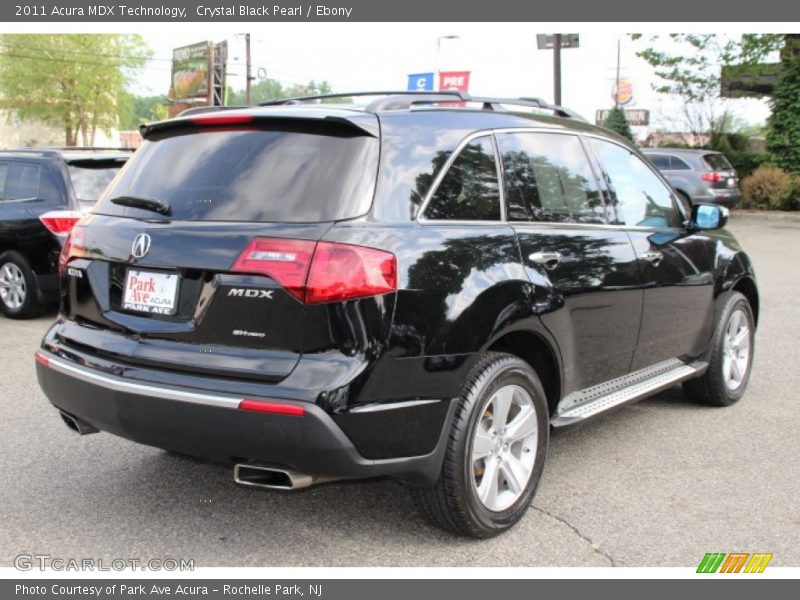 Crystal Black Pearl / Ebony 2011 Acura MDX Technology