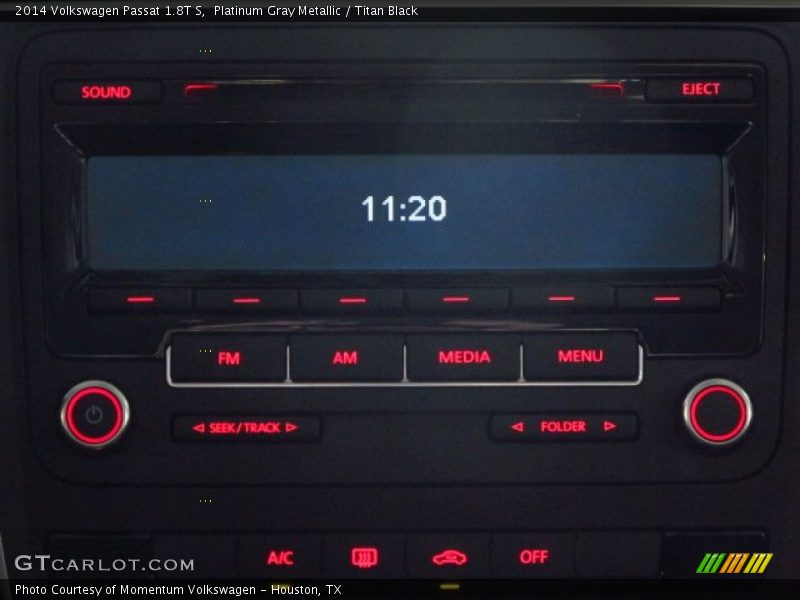 Platinum Gray Metallic / Titan Black 2014 Volkswagen Passat 1.8T S