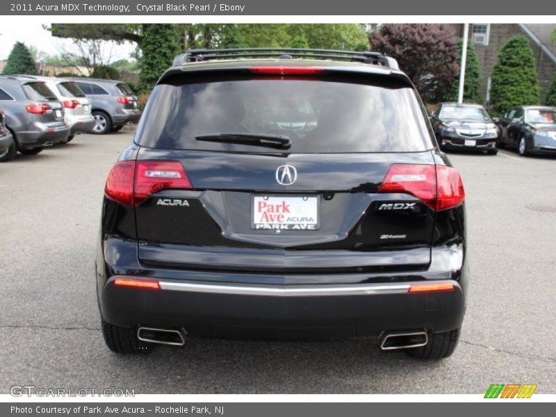 Crystal Black Pearl / Ebony 2011 Acura MDX Technology