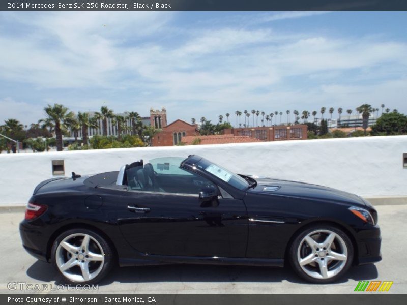 Black / Black 2014 Mercedes-Benz SLK 250 Roadster
