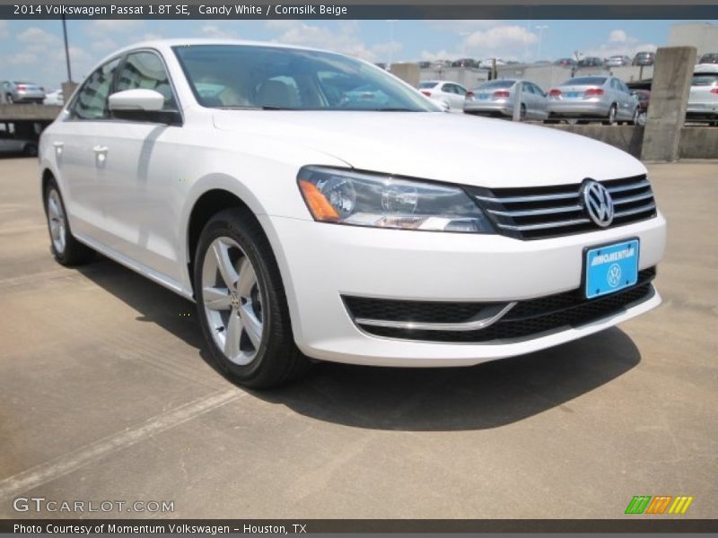 Candy White / Cornsilk Beige 2014 Volkswagen Passat 1.8T SE