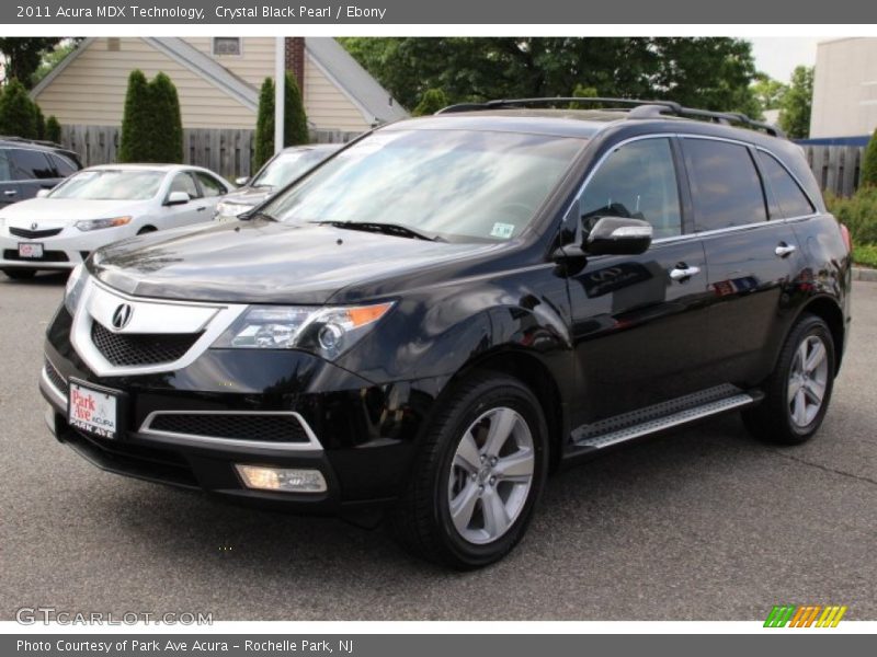 Crystal Black Pearl / Ebony 2011 Acura MDX Technology