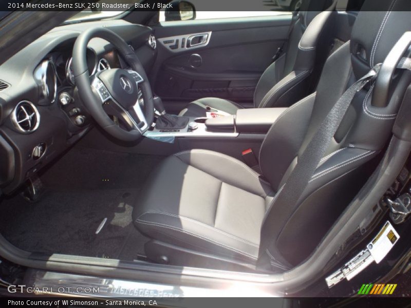 Black / Black 2014 Mercedes-Benz SLK 250 Roadster