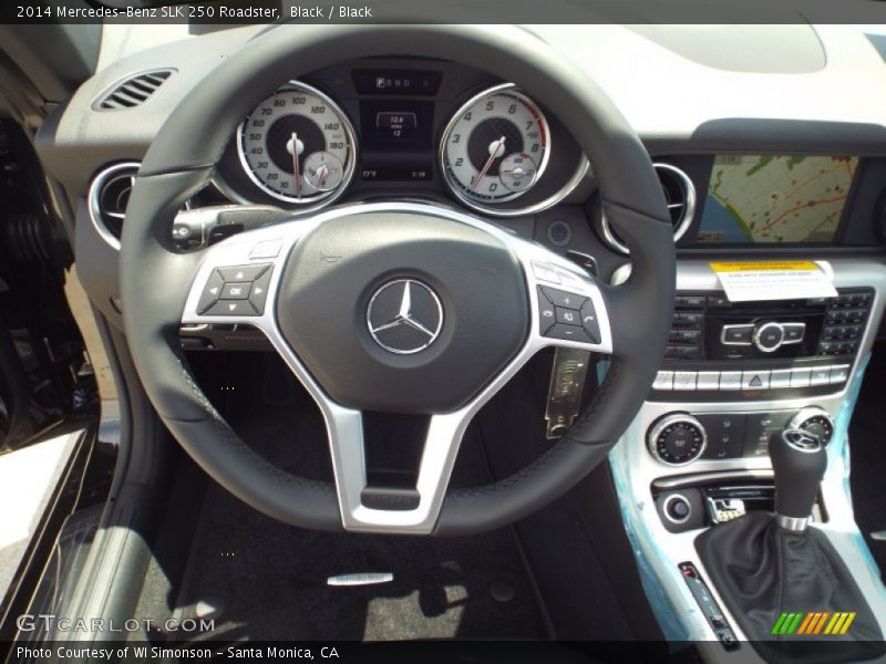 Black / Black 2014 Mercedes-Benz SLK 250 Roadster