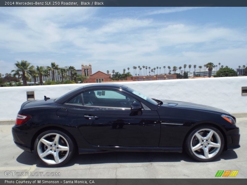 Black / Black 2014 Mercedes-Benz SLK 250 Roadster