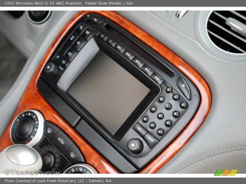 Pewter Silver Metallic / Ash 2003 Mercedes-Benz SL 55 AMG Roadster