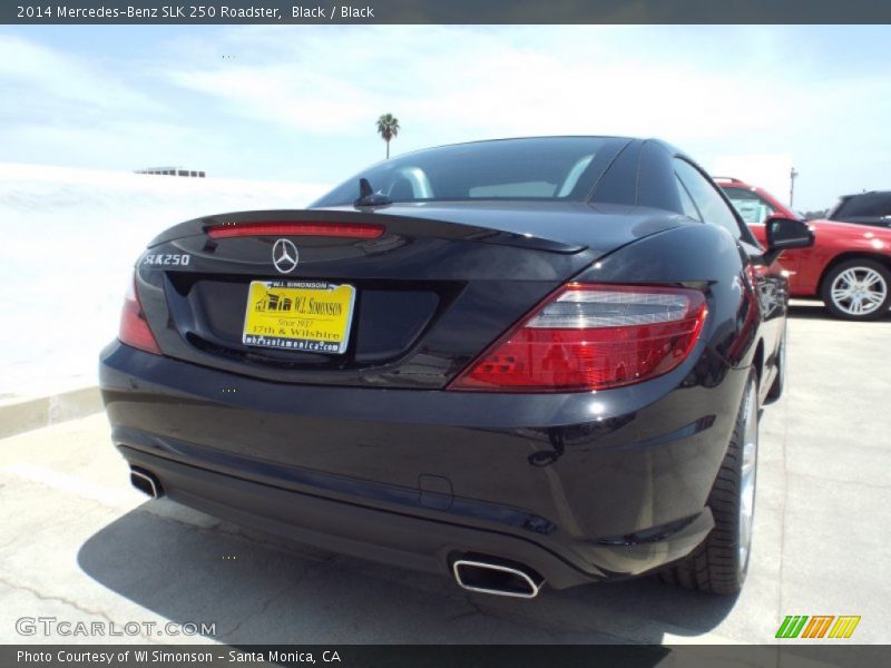 Black / Black 2014 Mercedes-Benz SLK 250 Roadster