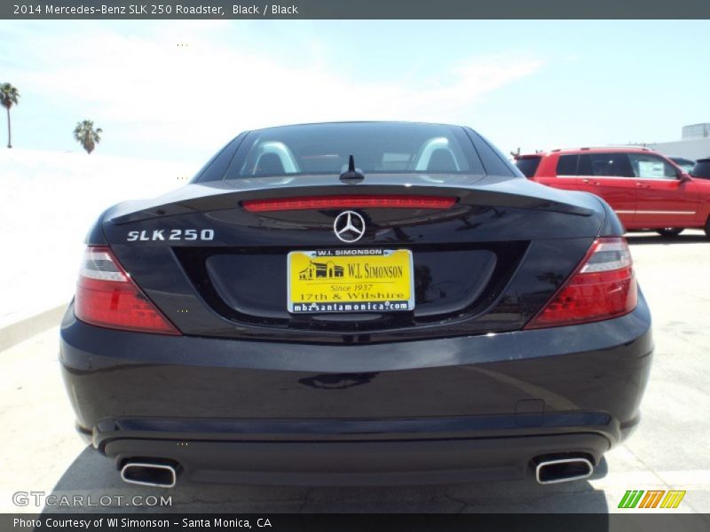 Black / Black 2014 Mercedes-Benz SLK 250 Roadster