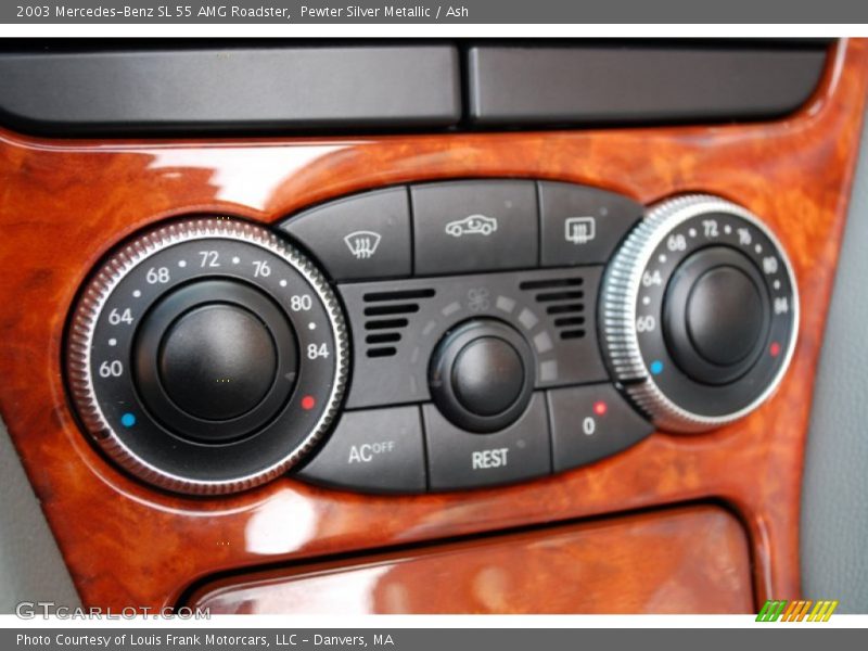 Controls of 2003 SL 55 AMG Roadster