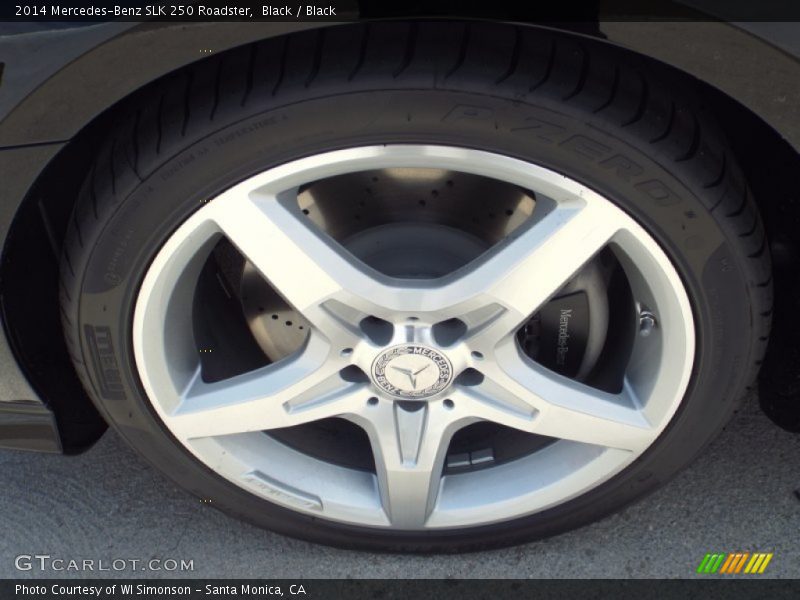 Black / Black 2014 Mercedes-Benz SLK 250 Roadster