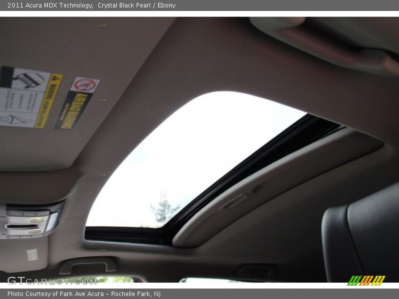 Crystal Black Pearl / Ebony 2011 Acura MDX Technology