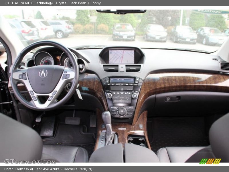 Crystal Black Pearl / Ebony 2011 Acura MDX Technology