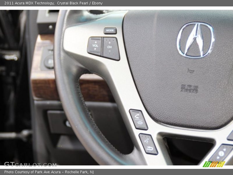 Crystal Black Pearl / Ebony 2011 Acura MDX Technology