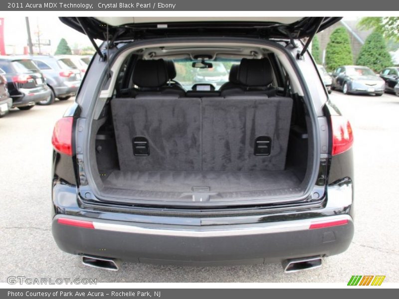 Crystal Black Pearl / Ebony 2011 Acura MDX Technology