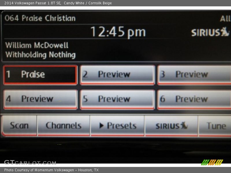 Candy White / Cornsilk Beige 2014 Volkswagen Passat 1.8T SE