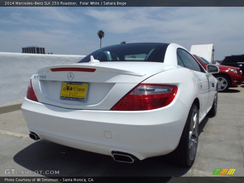 Polar White / Sahara Beige 2014 Mercedes-Benz SLK 250 Roadster