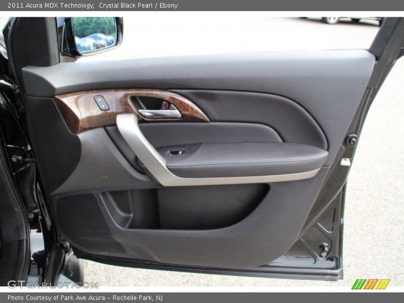 Crystal Black Pearl / Ebony 2011 Acura MDX Technology