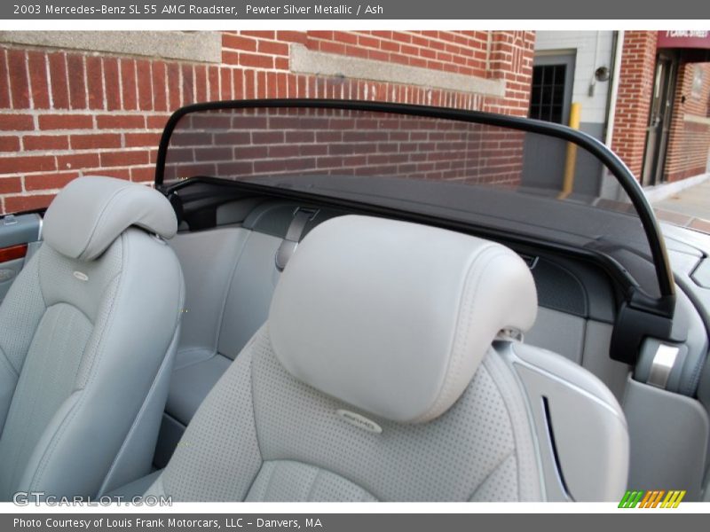 Pewter Silver Metallic / Ash 2003 Mercedes-Benz SL 55 AMG Roadster