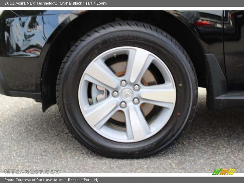 Crystal Black Pearl / Ebony 2011 Acura MDX Technology